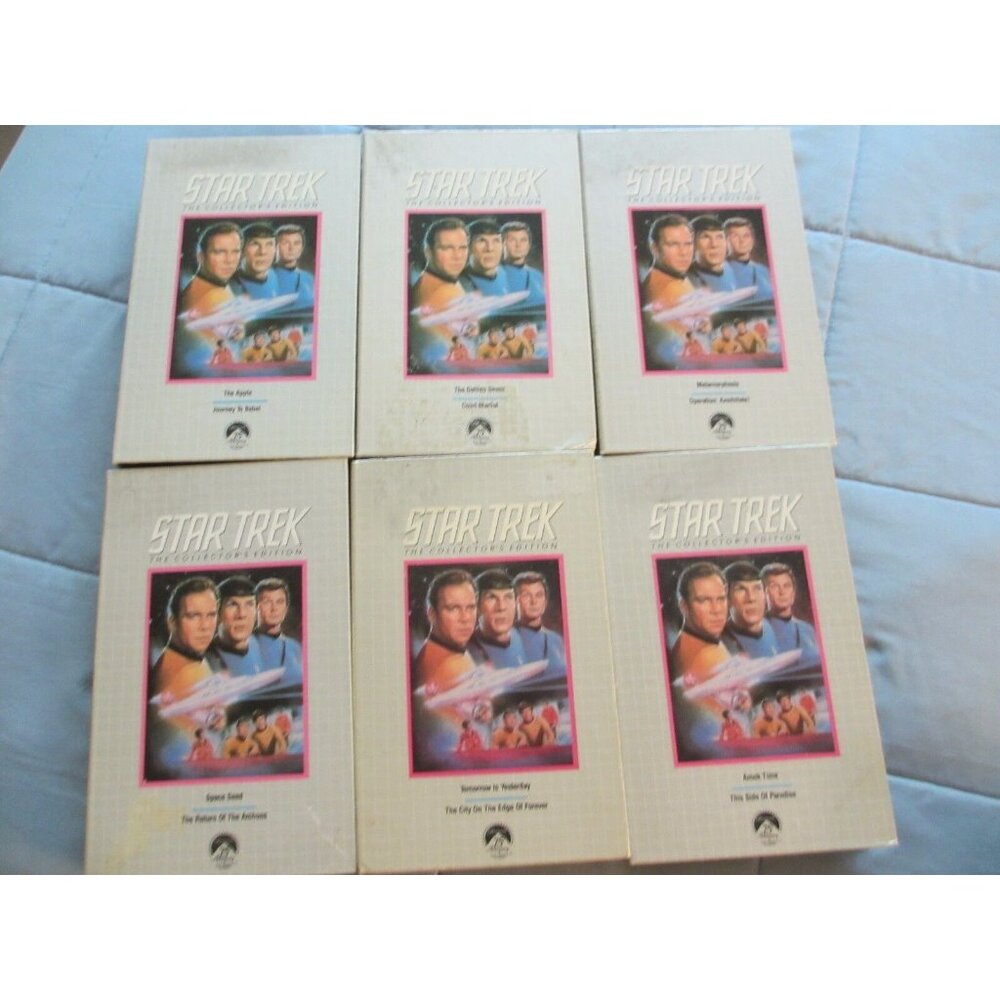 Star Trek The Original Series Collectors Edition VHS Set Of 6 Episodes